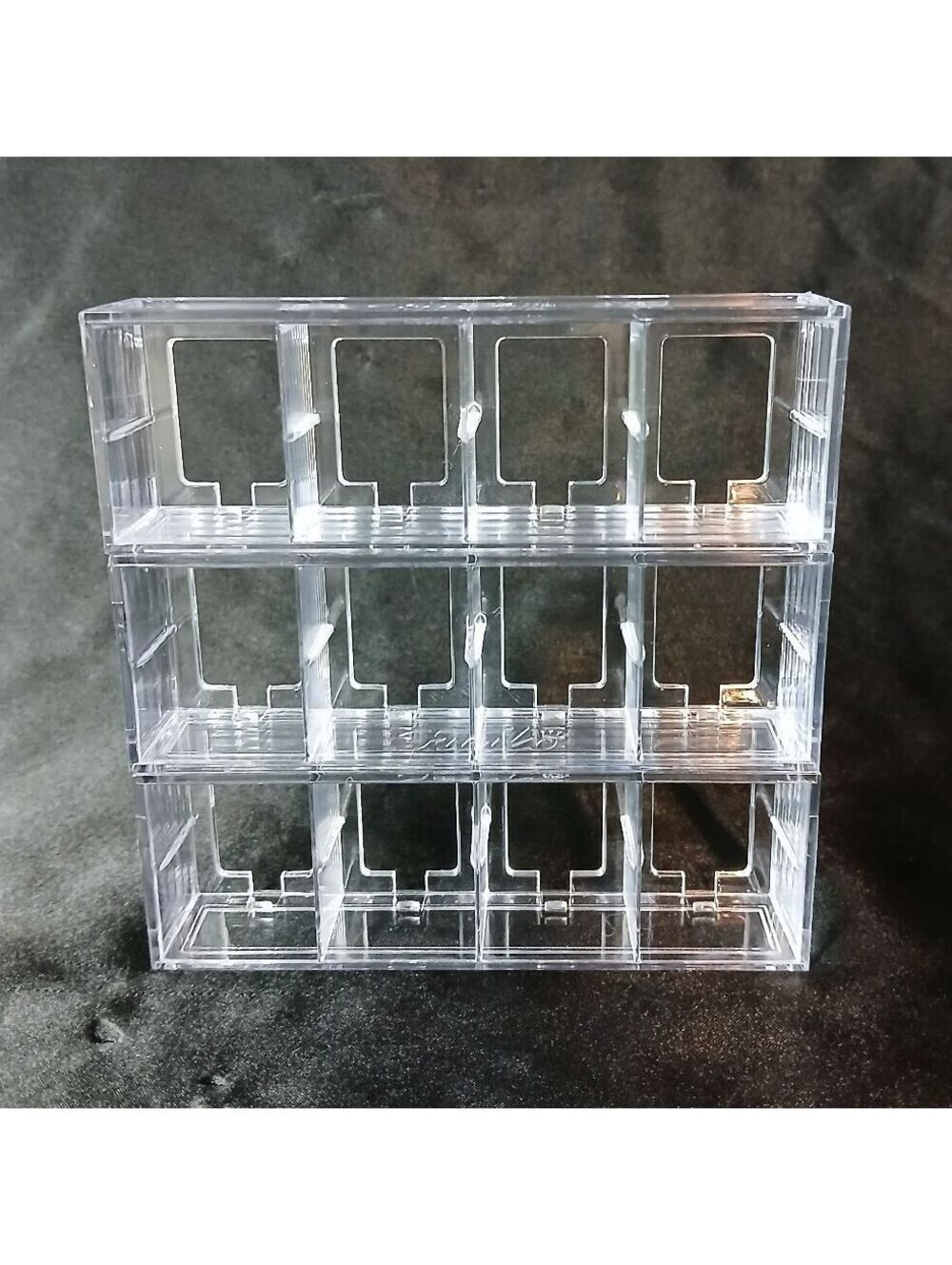 Funko Bitty Pop! Stackable Display Cases - 3 Pack - Holds 12 Figures Clear